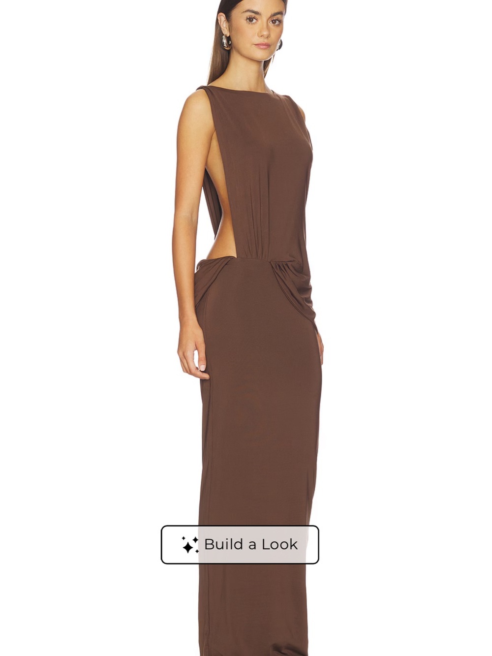 NWT Superdown Brown Cutout Dress